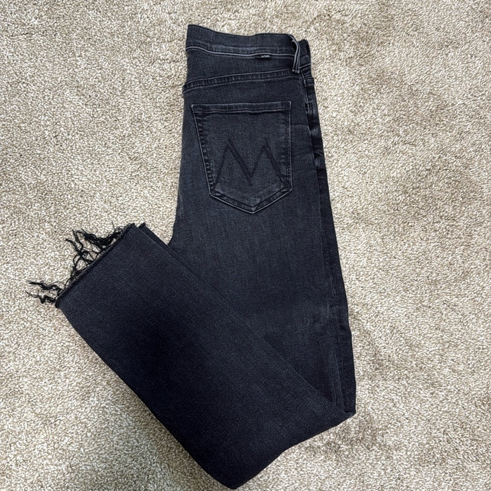 MOTHER Mother The Pixie Dazzler Ankle Fray Jeans